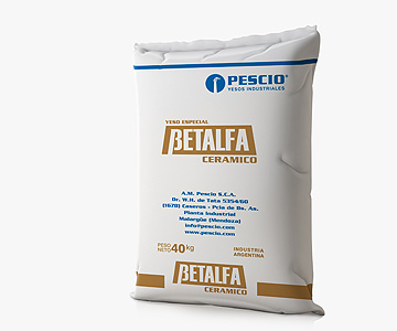 Yeso Betalfa Cerámico Pescio